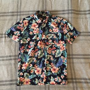 Men's Hawaiian Slim Fit Tropical Aloha Shirt